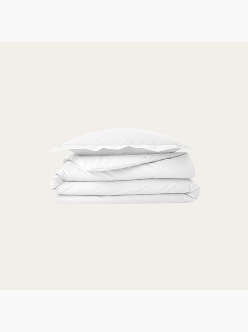 Parure de couette + 2 taie 63x63 cm en percale de coton - Kiabi