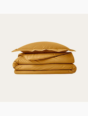 Parure de couette + 2 taie 63x63 cm en percale de coton