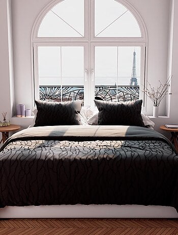 Parure de couette 240x220 cm TUFT, par Soleil d'Ocre avec 2 taies d'oreiller