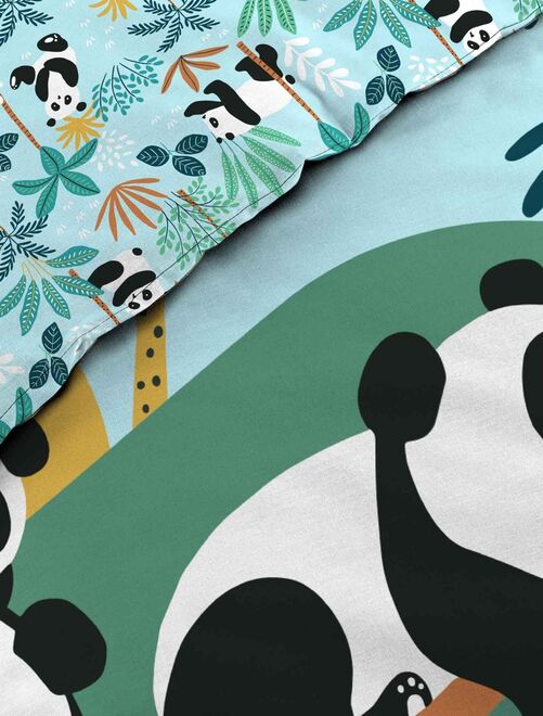 Parure de couette ambiance panda land - Kiabi