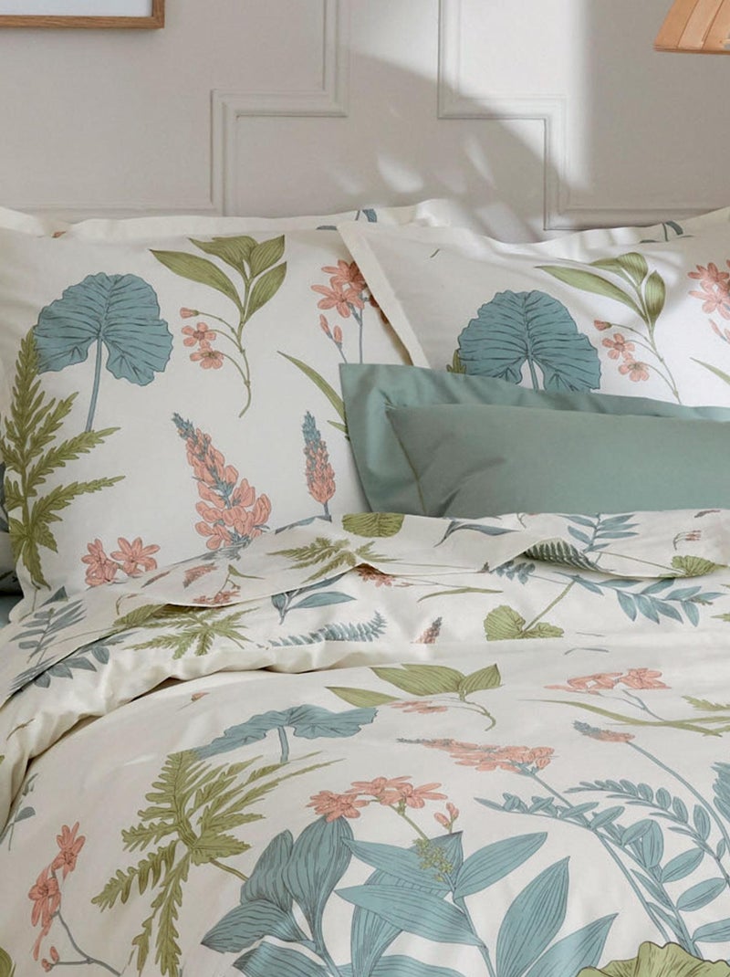 Parure de couette au style nature Vert - Kiabi