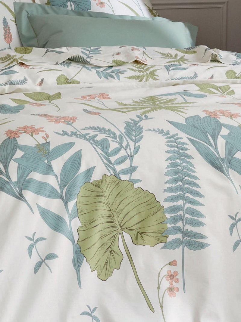 Parure de couette au style nature Vert - Kiabi