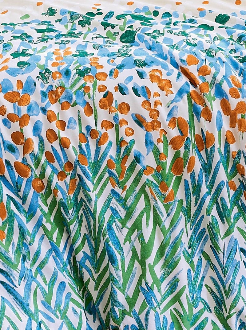 Parure de couette au style printanier Vert - Kiabi