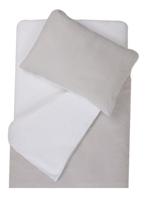 Parure de couette bicolore pour enfant - Kiabi