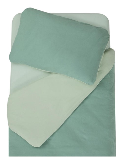 Parure de couette bicolore pour enfant - Kiabi Parure de couette bicolore pour enfant - Kiabi