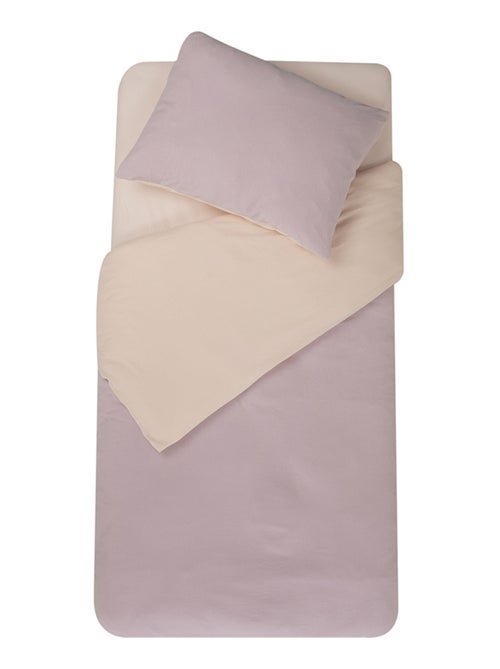 Parure de couette bicolore pour enfant - Kiabi