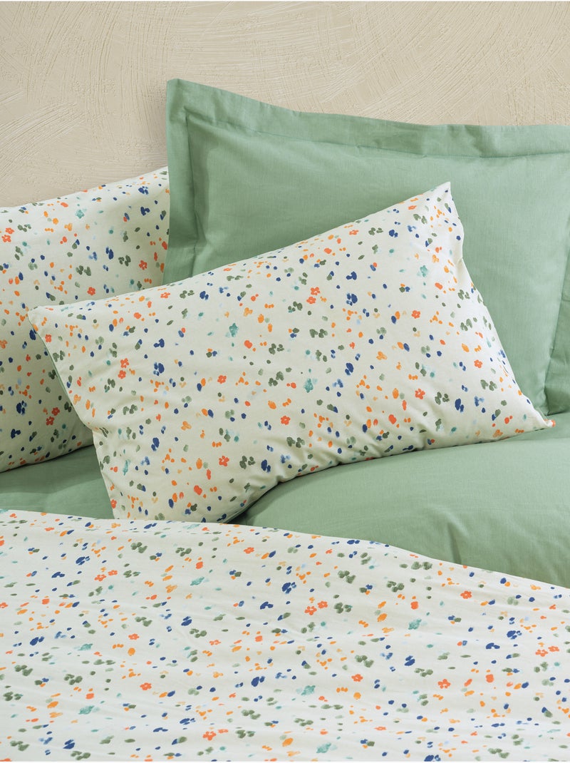 Parure de couette , coton imprimé Multicolore - Kiabi