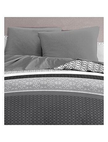Parure de couette – Douce et facile d'entretien – Motifs modernes – Diffus – Home linge passion