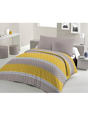 Parure de couette – Douce et facile d'entretien – Motifs modernes – Ophrys – Home linge passion