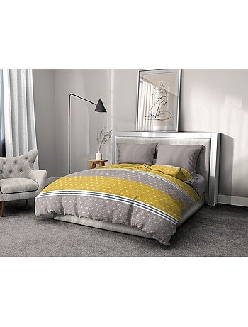 Parure de couette – Douce et facile d'entretien – Motifs modernes – Ophrys – Home linge passion