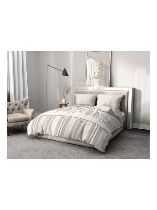 Parure de couette – Douce et facile d'entretien – Motifs traditionnels – Home sweet Home - Kiabi Parure de couette – Douce et facile d'entretien – Motifs traditionnels – Home sweet Home - Kiabi