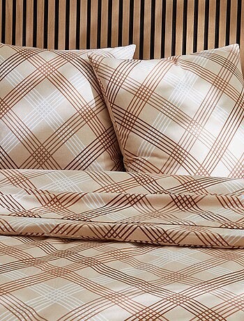 Parure de couette en flanelle au look graphique