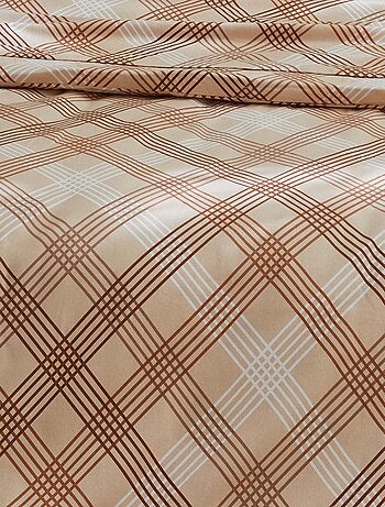 Parure de couette en flanelle au look graphique