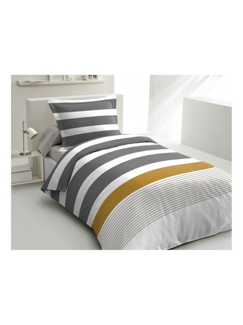 Parure de couette en percale de coton La courtisane - Kiabi
