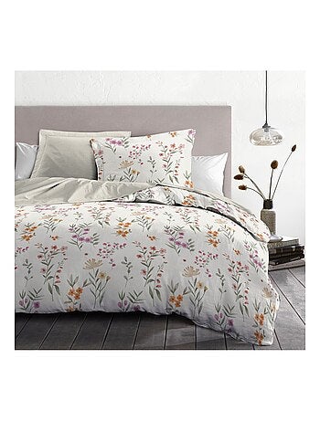 Parure de couette en percale de coton La flamboyante