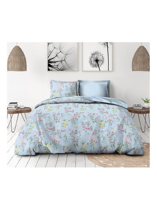 Parure de couette en percale de coton La flamboyante - Kiabi