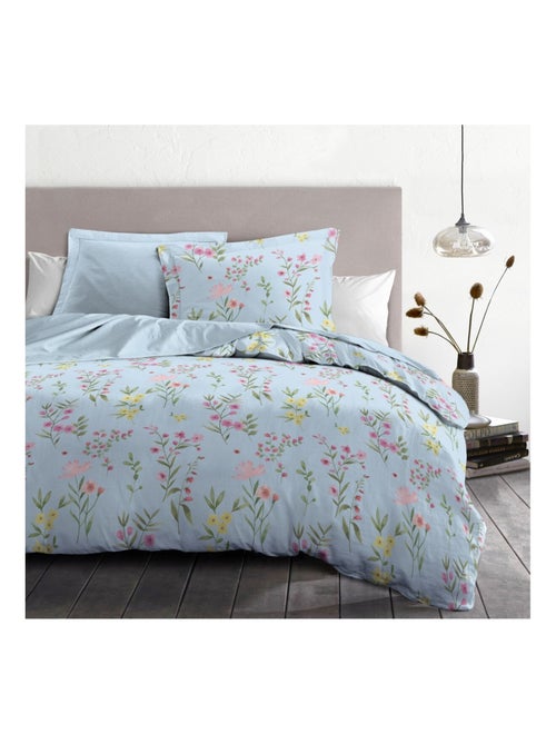 Parure de couette en percale de coton La flamboyante - Kiabi