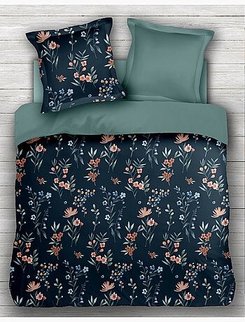 Parure de couette en percale de coton La flamboyante