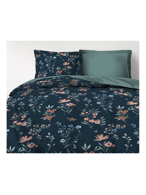 Parure de couette en percale de coton La flamboyante - Kiabi