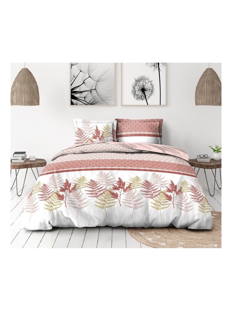 Parure de couette en percale de coton La marquise Blanc - Kiabi
