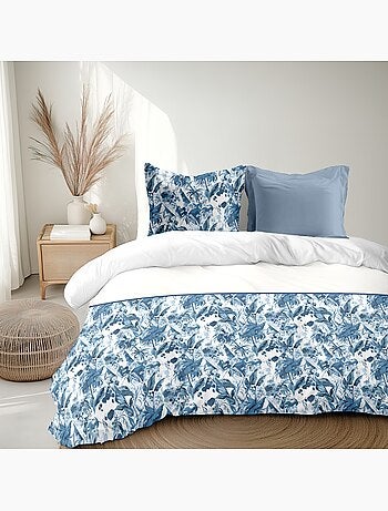 Parure de couette en percale de coton La Nomade