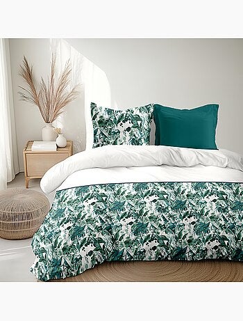 Parure de couette en percale de coton La Nomade