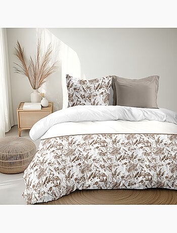 Parure de couette en percale de coton La Nomade