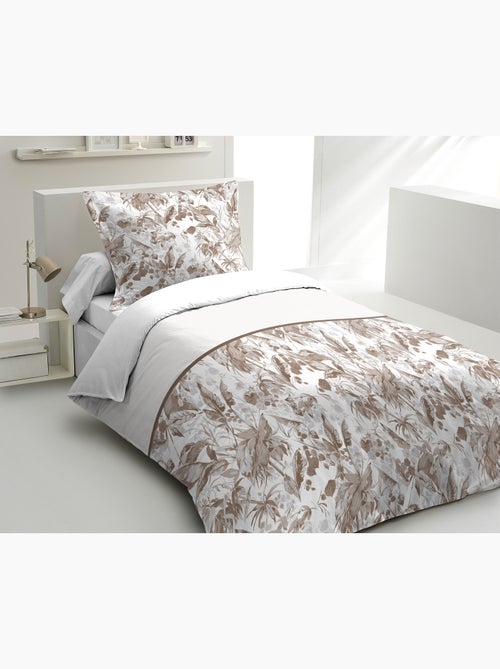 Parure de couette en percale de coton La Nomade - Kiabi Parure de couette en percale de coton La Nomade - Kiabi
