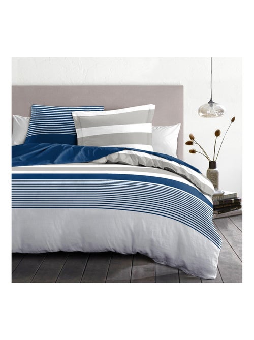 Parure de couette en percale de coton  Lacourtisane - Kiabi