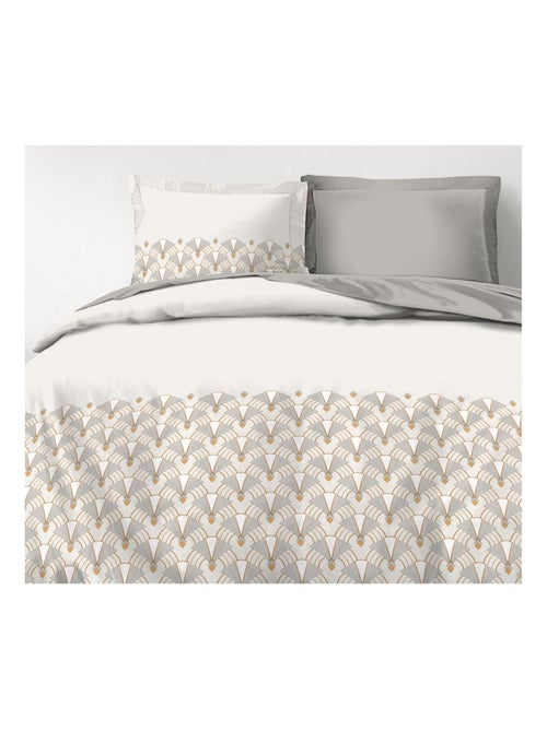 Parure de couette en percale de coton L'élégante - Kiabi Parure de couette en percale de coton L'élégante - Kiabi