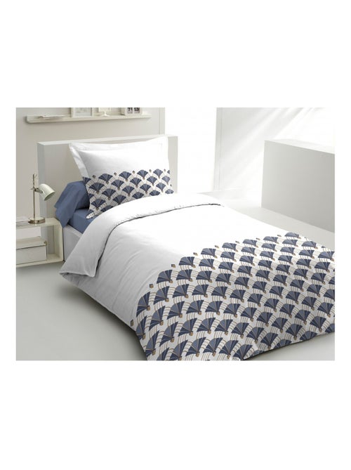 Parure de couette en percale de coton L'élégante - Kiabi