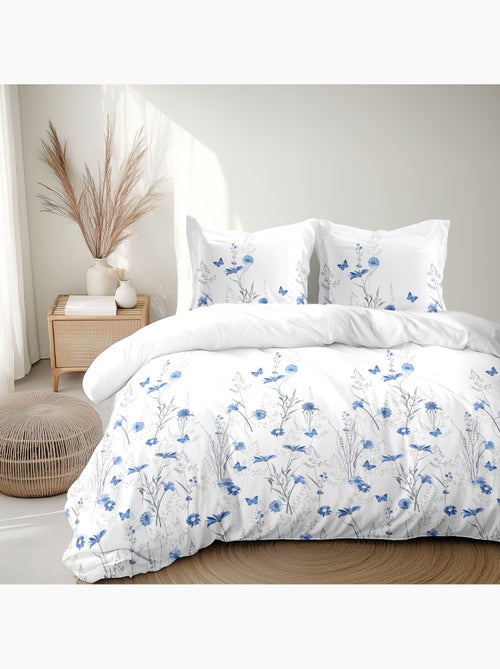 Parure de couette en percale de coton L'insoumise - Kiabi Parure de couette en percale de coton L'insoumise - Kiabi