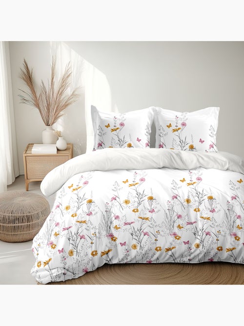 Parure de couette en percale de coton L'insoumise - Kiabi Parure de couette en percale de coton L'insoumise - Kiabi
