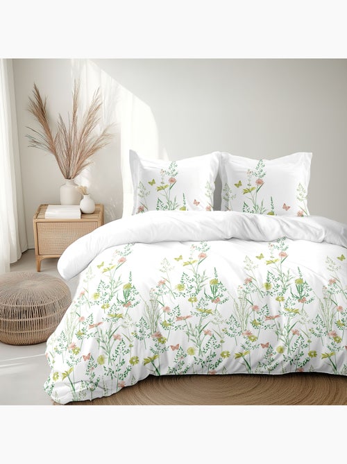 Parure de couette en percale de coton L'insoumise - Kiabi Parure de couette en percale de coton L'insoumise - Kiabi