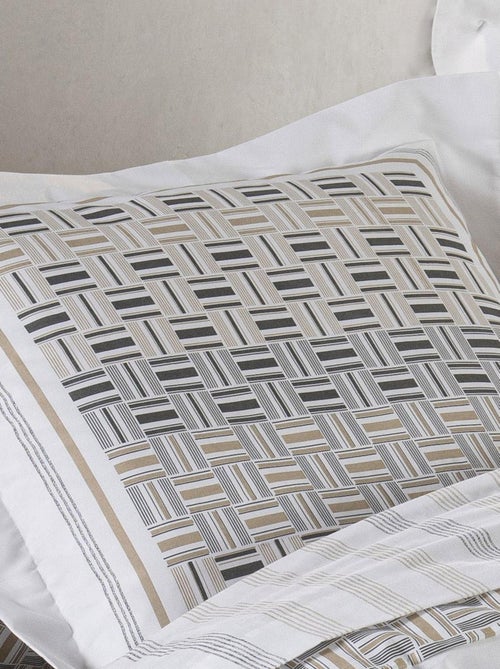 Parure de couette esprit campagne chic - Kiabi