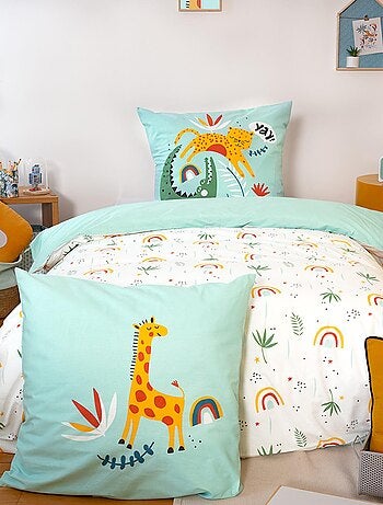 Parure de couette esprit jungle