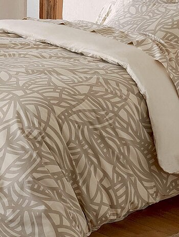 Parure de couette imprimée graphique