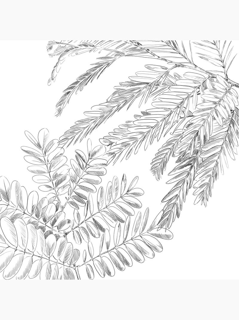 Parure de couette imprimée jungle dorée Blanc - Kiabi