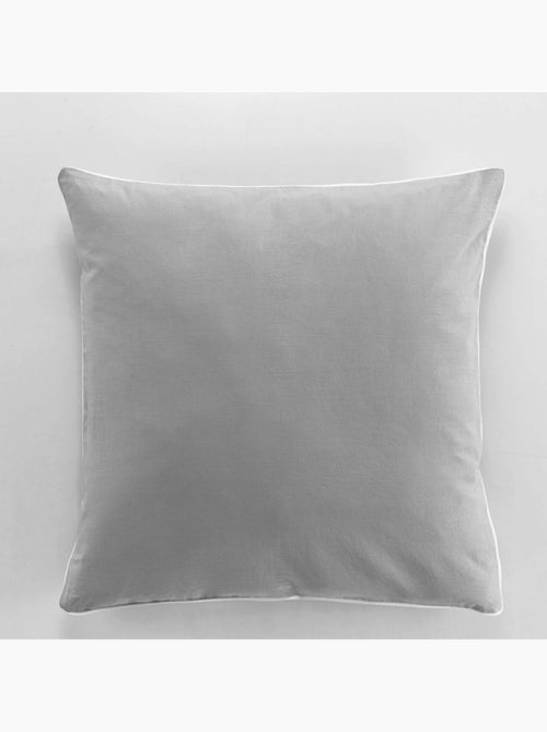 Parure de couette Linette gris - Kiabi Parure de couette Linette gris - Kiabi