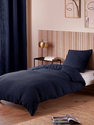 Parure de couette "Noah" Gaze de Coton 140 x 200 pour lit 1 place