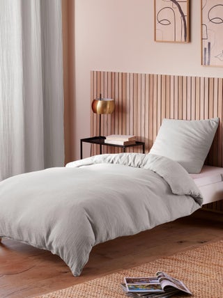 Parure de couette "Noah" Gaze de Coton 140 x 200 pour lit 1 place