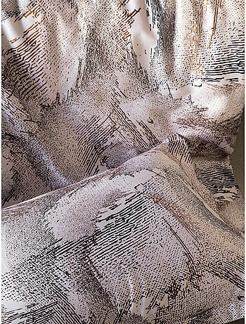 Parure de couette, satin de coton imprimé