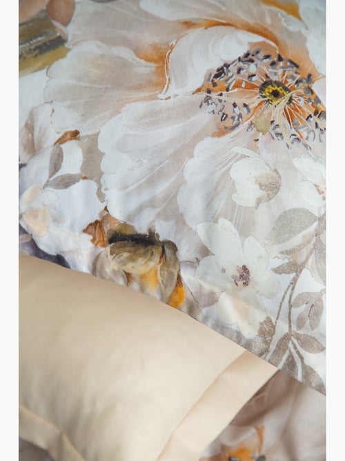 Parure de couette, satin de coton imprimé - Kiabi Parure de couette, satin de coton imprimé - Kiabi