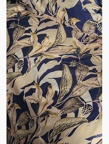 Parure de couette, satin de coton imprimé