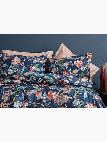 Parure de couette, satin de coton imprimé