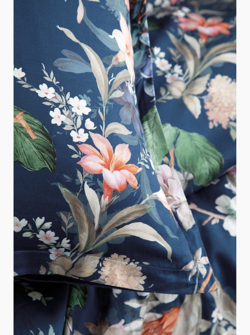Parure de couette, satin de coton imprimé - Kiabi Parure de couette, satin de coton imprimé - Kiabi