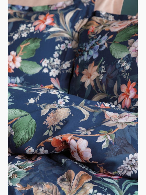 Parure de couette, satin de coton imprimé - Kiabi Parure de couette, satin de coton imprimé - Kiabi