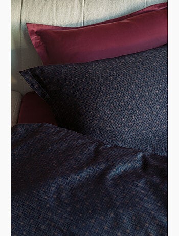 Parure de couette, satin de coton imprimé