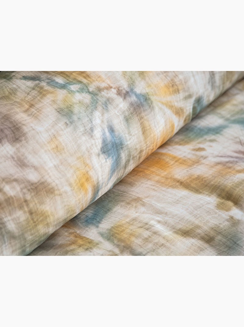 Parure de couette, satin de coton imprimé Multicolore - Kiabi