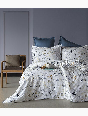 Parure de couette, satin de coton imprimé